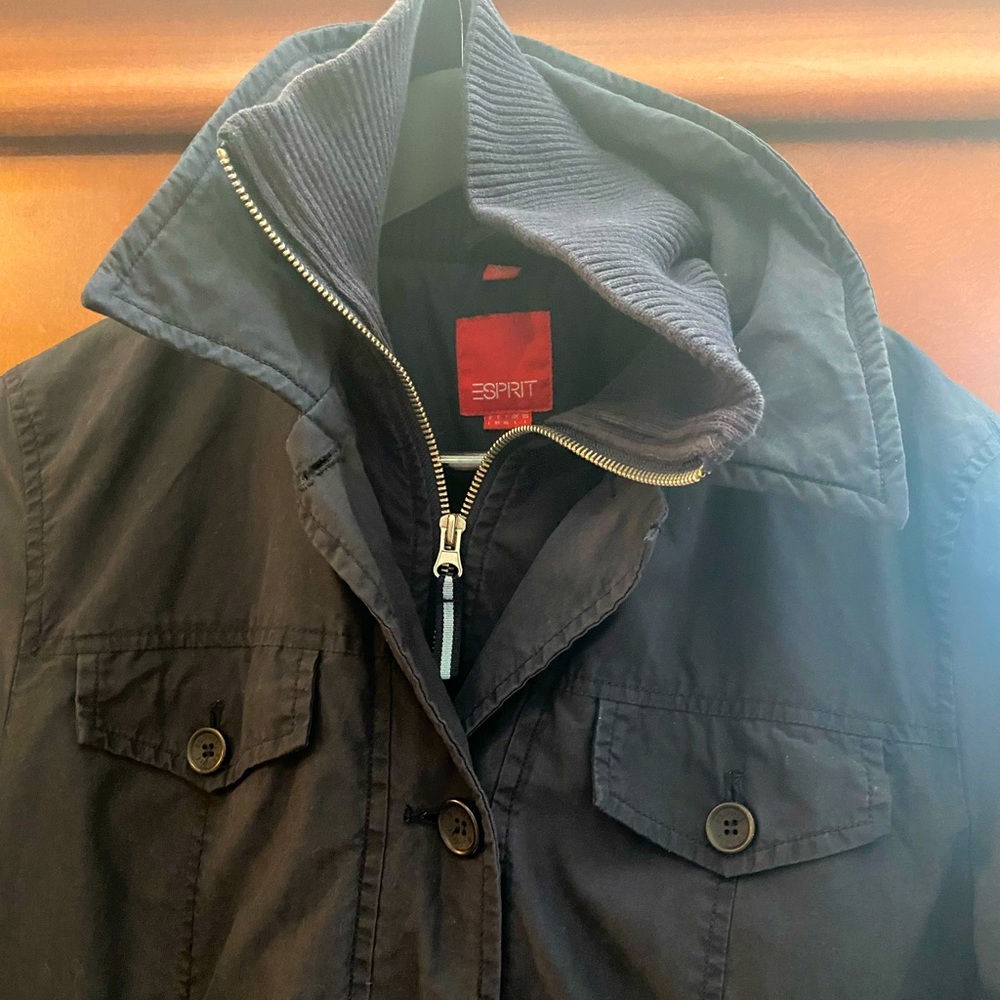 Esprit Vintage Spring Jacket- Dark Navy